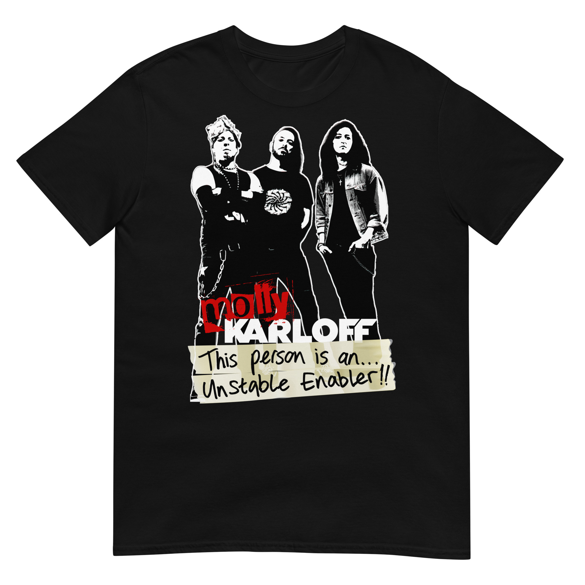 Molly Karloff Enablers - Short-Sleeve Unisex T-Shirt - Image 2