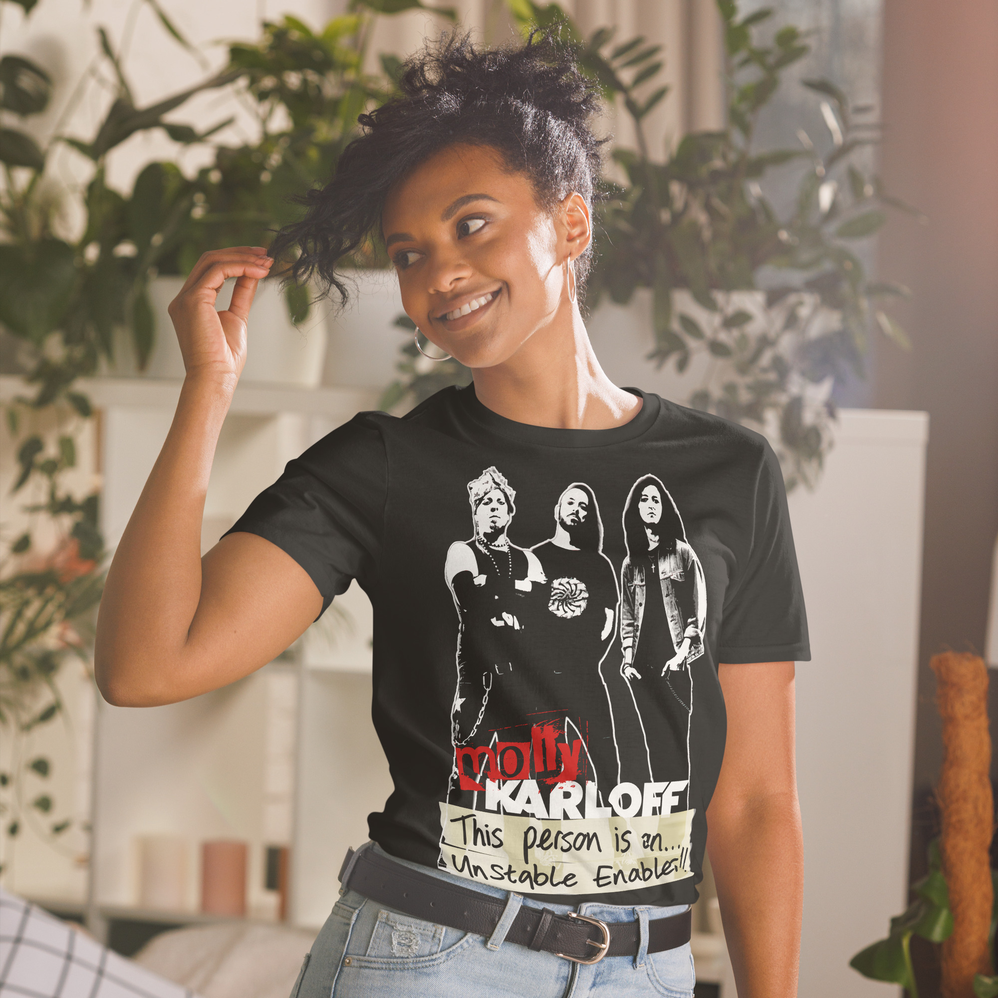 Molly Karloff Enablers - Short-Sleeve Unisex T-Shirt - Image 3