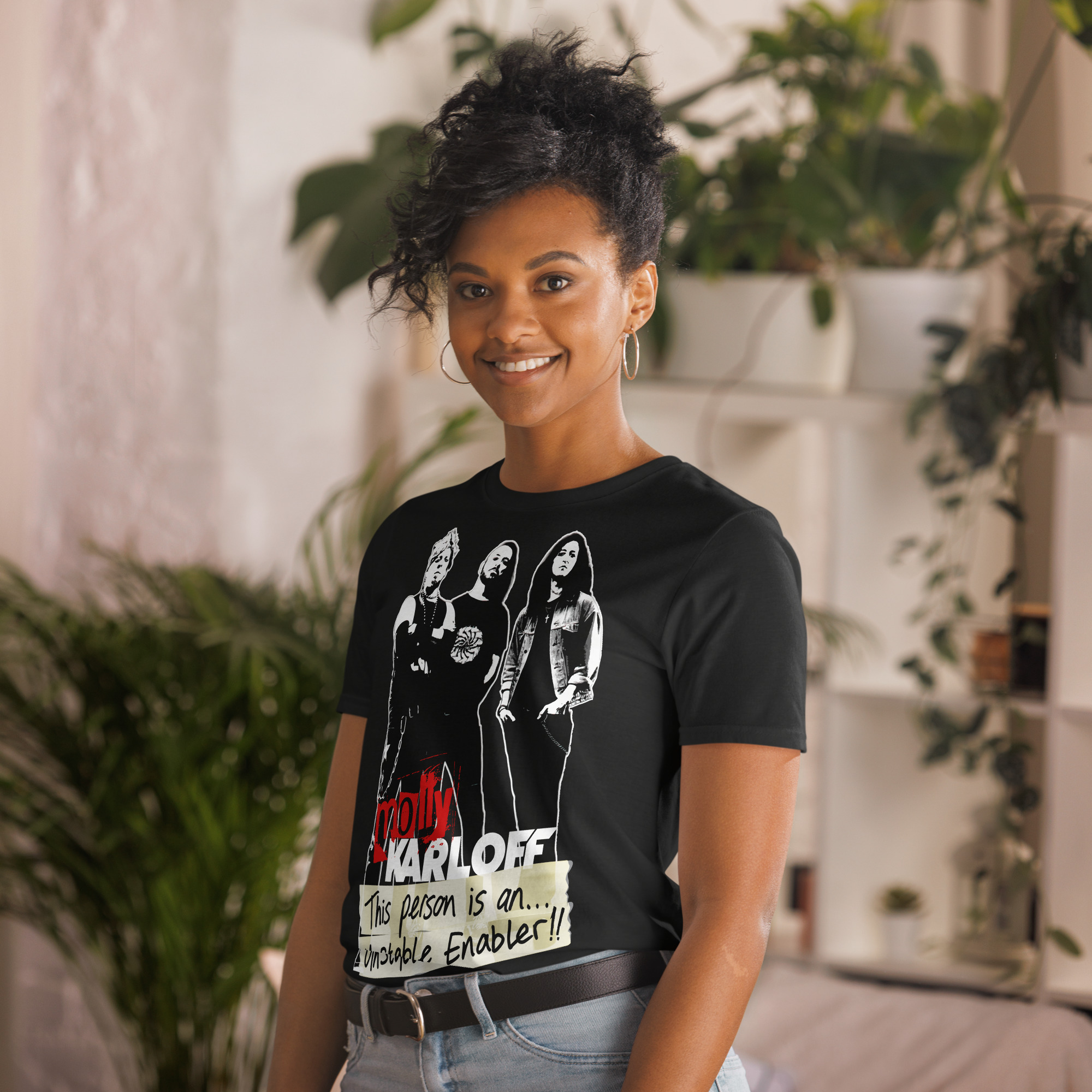Molly Karloff Enablers - Short-Sleeve Unisex T-Shirt - Image 4