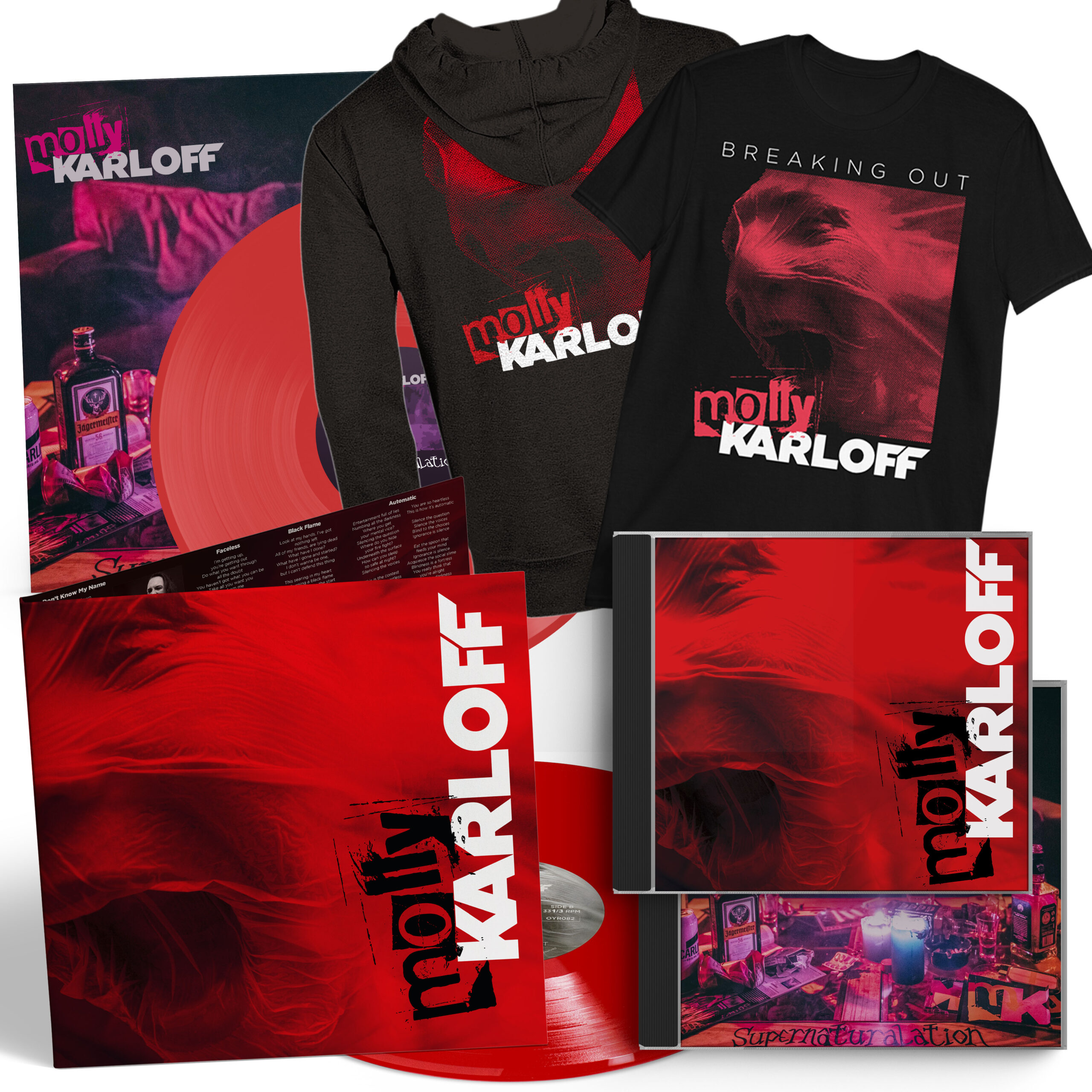 'Breaking Out' & 'Supernaturalation' Viny/CD/Tee/Hoodie Bundle