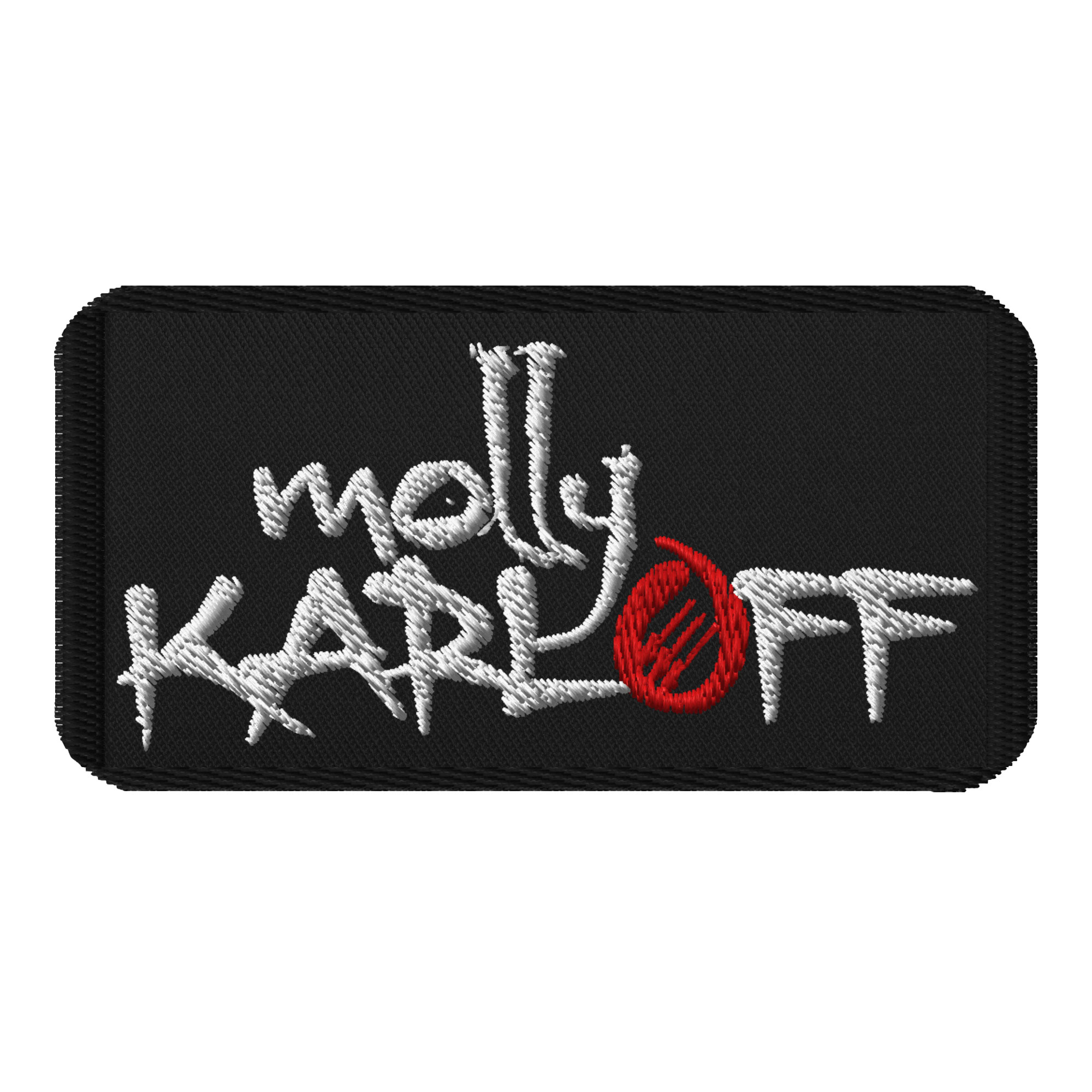 Embroidered Molly Karloff 'battle' patch