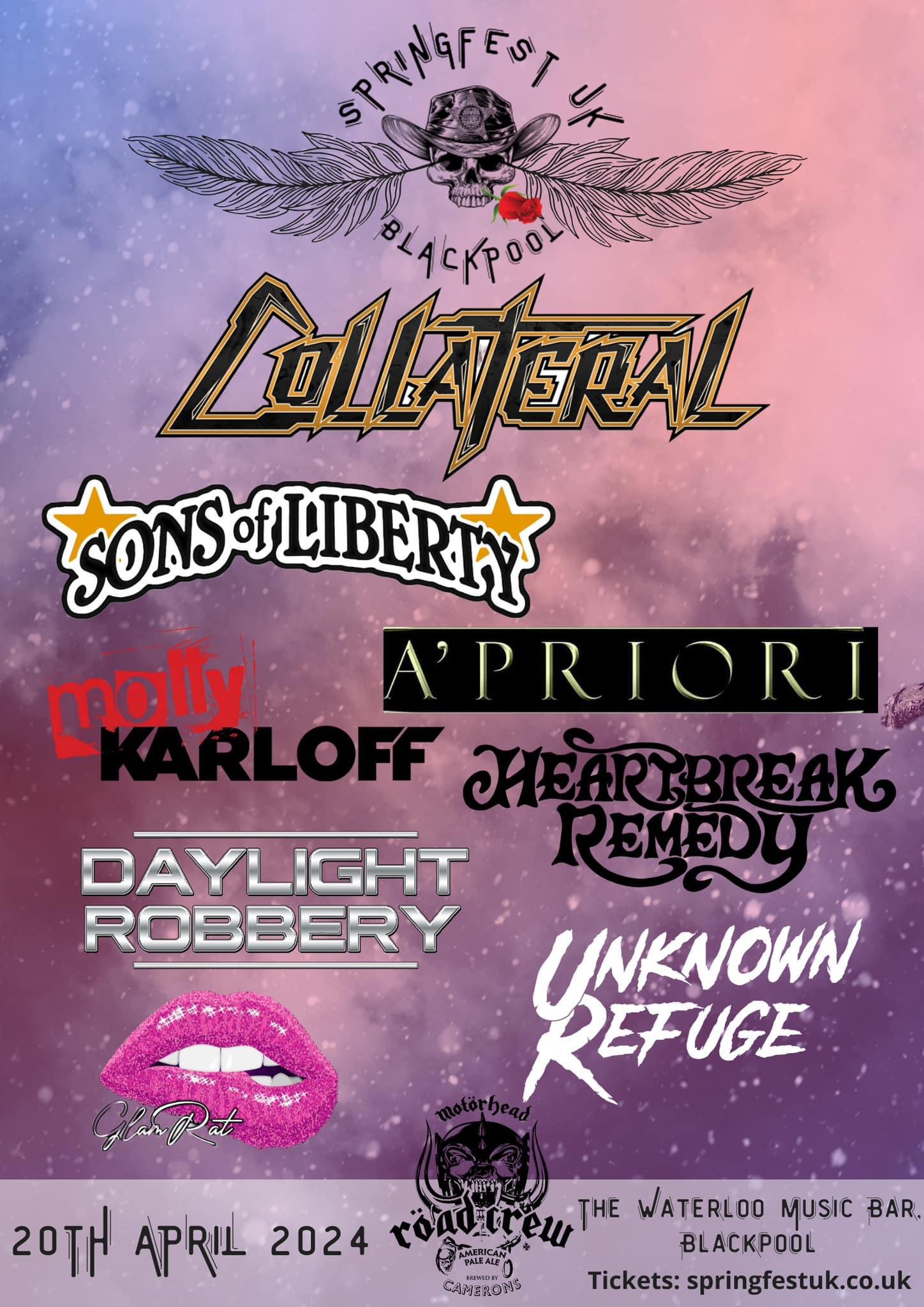 Springfest UK II - LIneup Poster