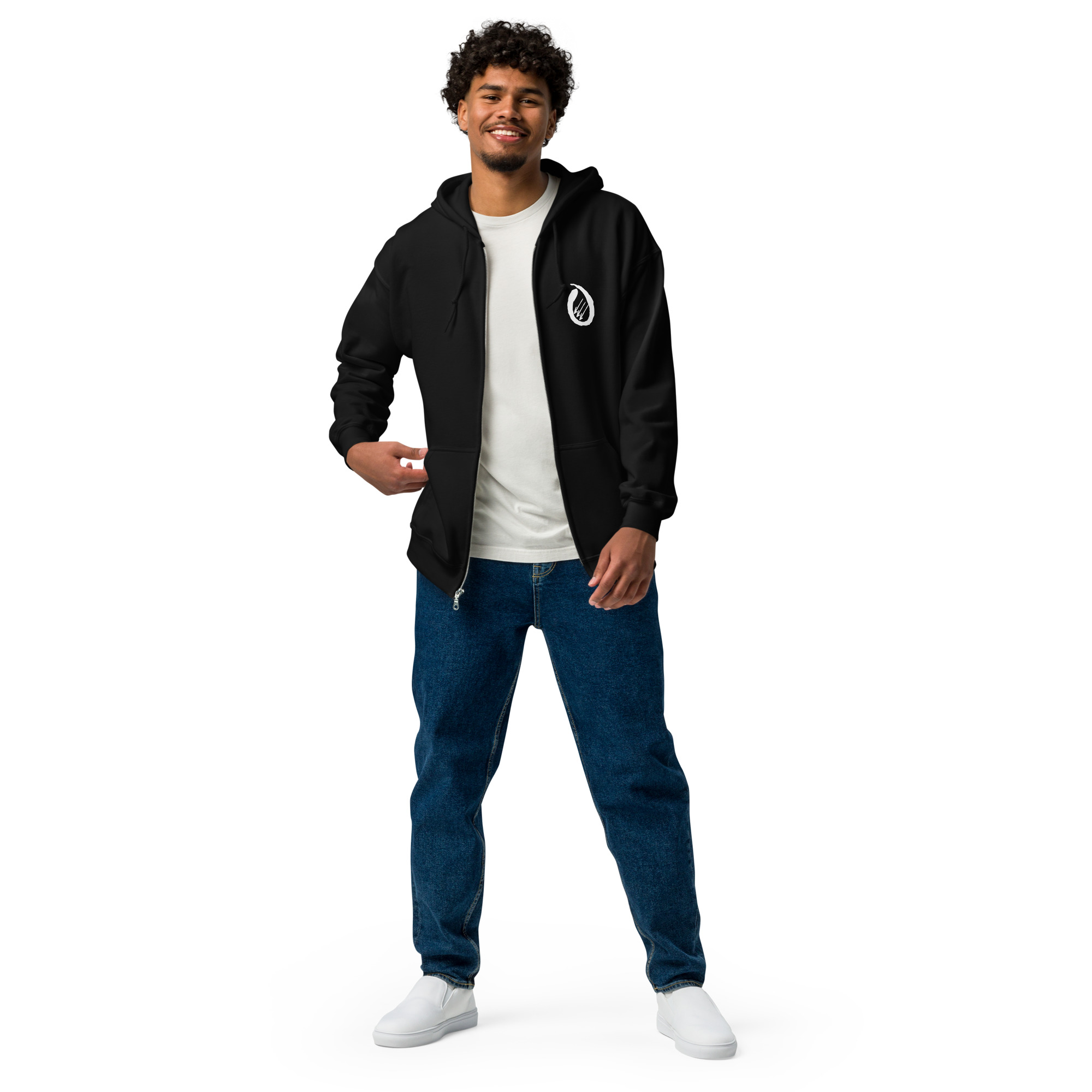 Molly Karloff AntiGram - Unisex heavy blend zip hoodie - Image 4