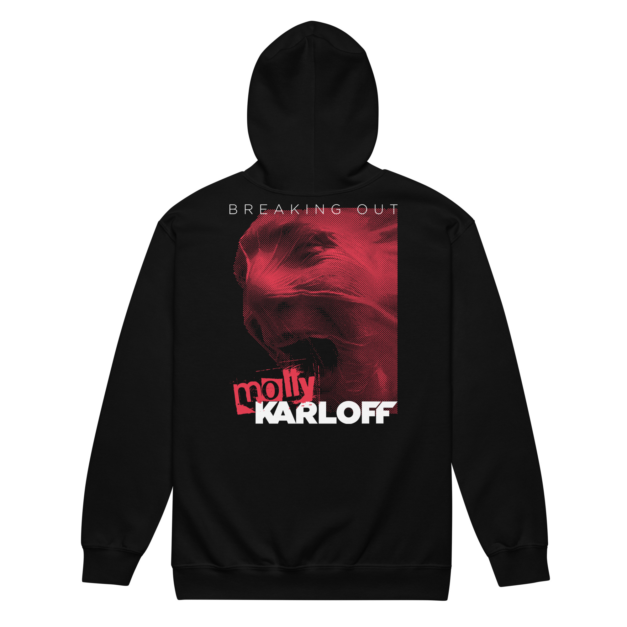 Breaking Out Album Cover - Unisex heavy blend zip hoodie - Image 4