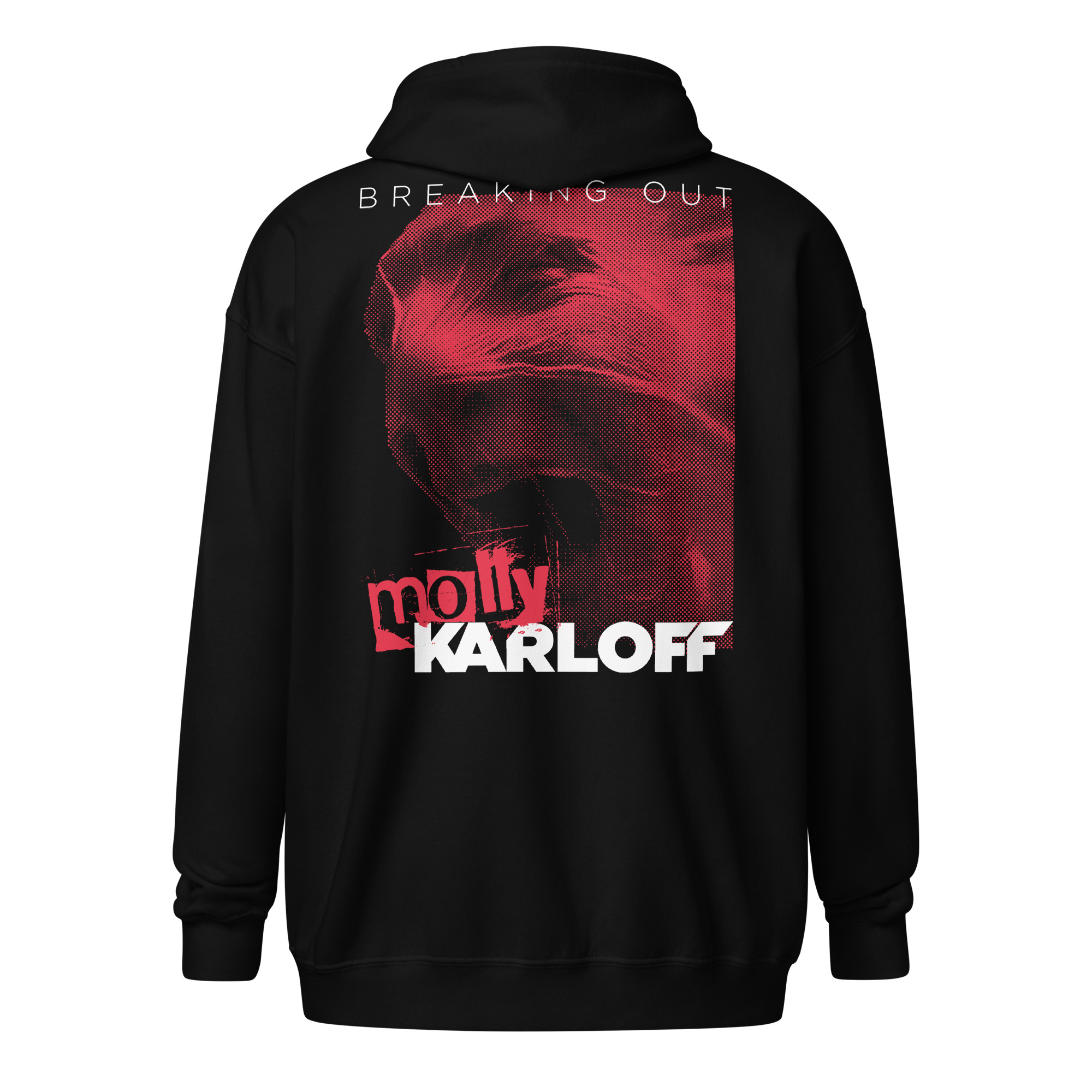 Breaking Out Album Cover - Unisex heavy blend zip hoodie - Image 7