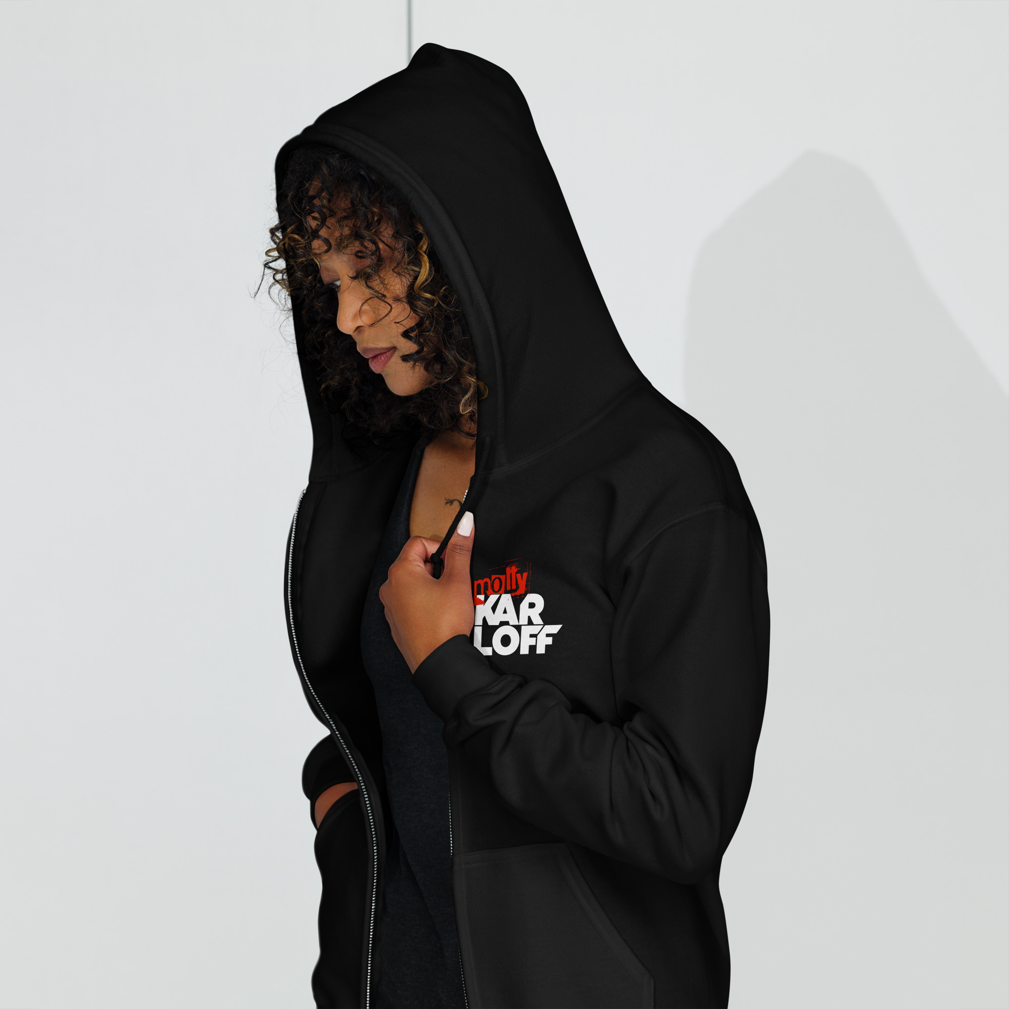 Breaking Out Album Cover - Unisex heavy blend zip hoodie - Image 5