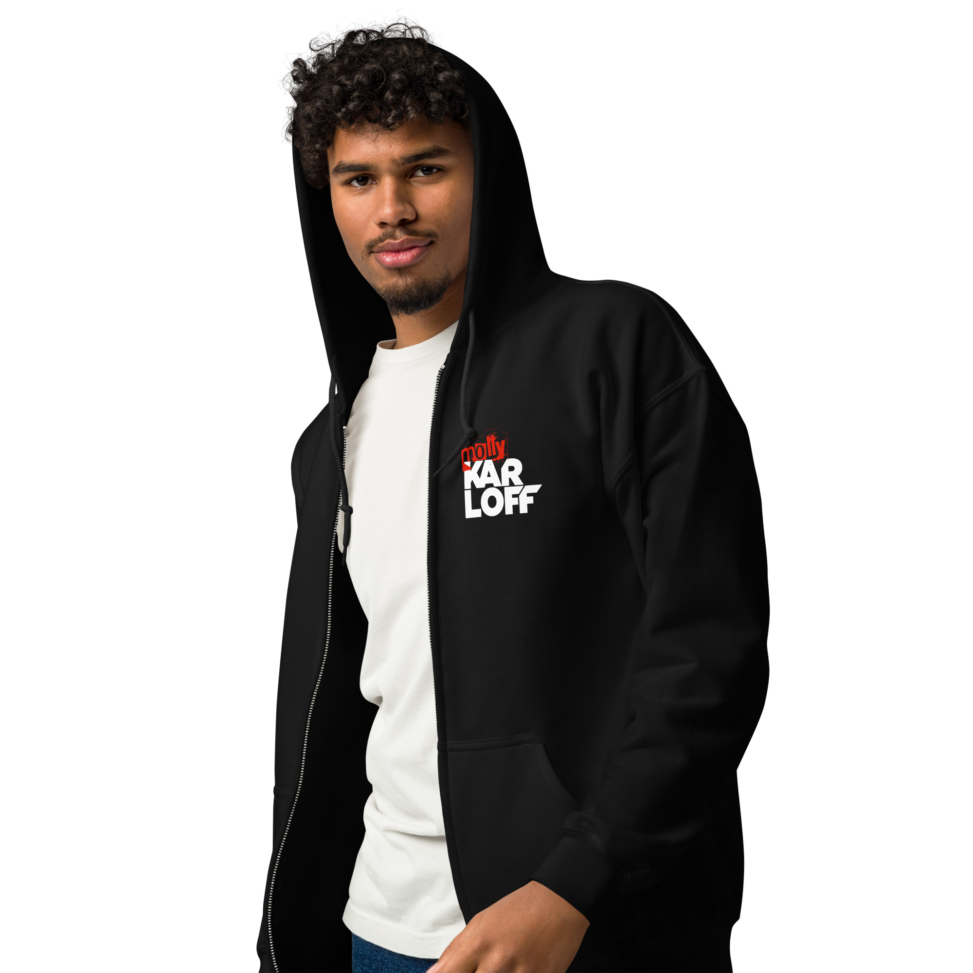 Breaking Out Album Cover - Unisex heavy blend zip hoodie - Image 3