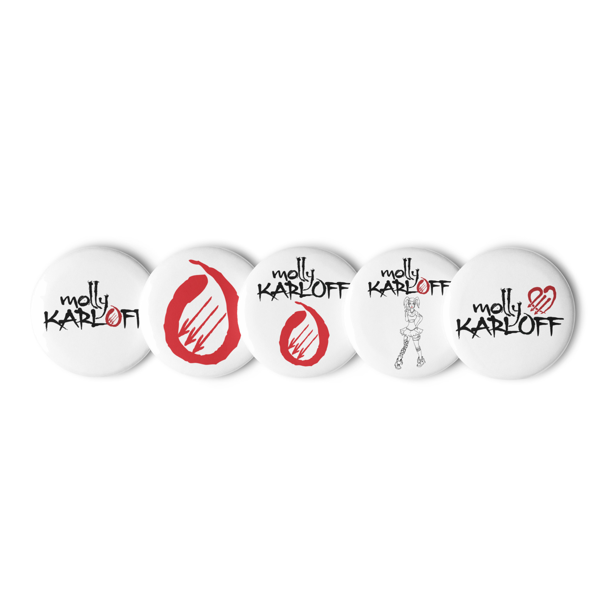 Set of pin buttons - Image 2