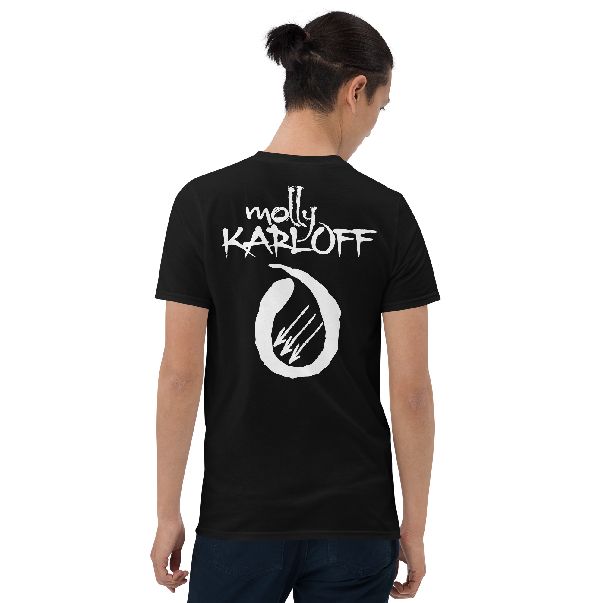 WTF is Molly? with Reverse Logo - Short-Sleeve Unisex T-Shirt - Image 4